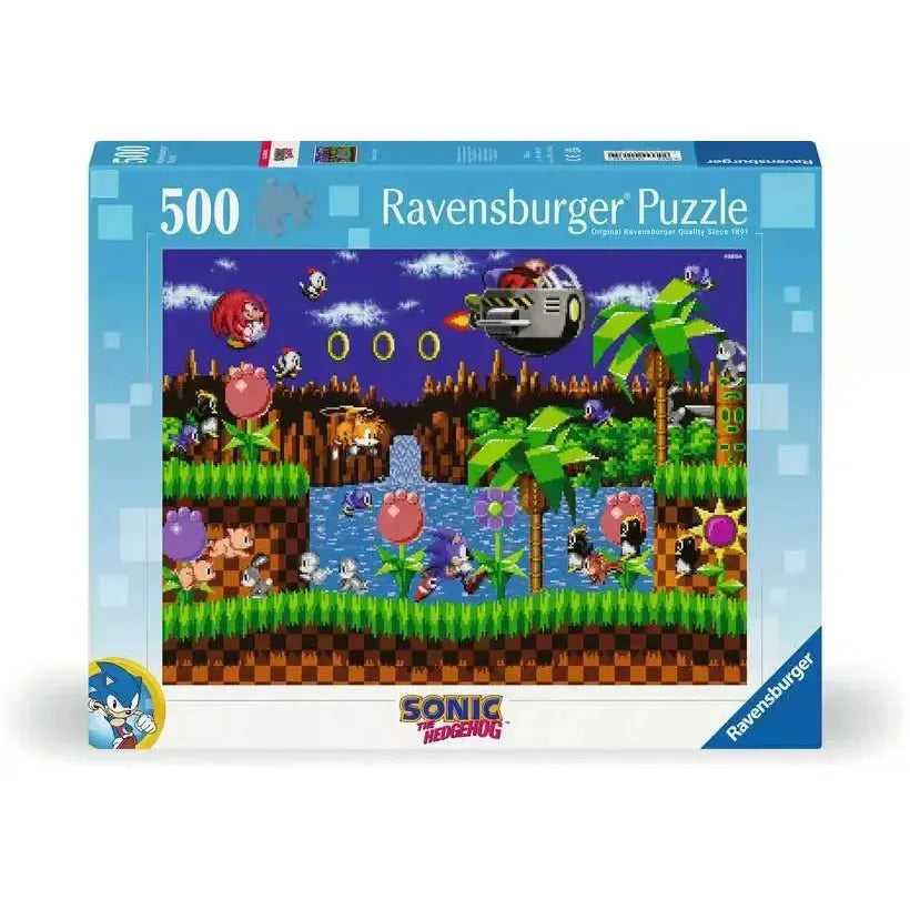 Classic Sonic the Hedgehog 500 Piece Jigsaw Puzzle Ravensburger