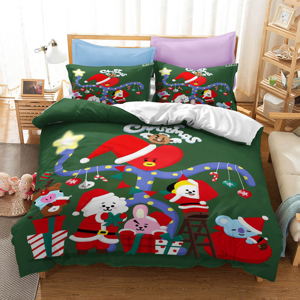 Classic Cartoon image Bedding Set Quilt Covers Without Filler (Online Order Only)