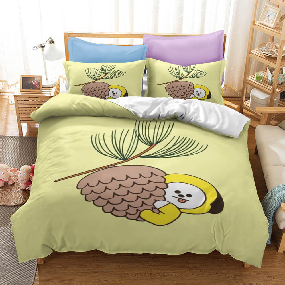 Classic Cartoon image Bedding Set Quilt Covers Without Filler (Online Order Only)