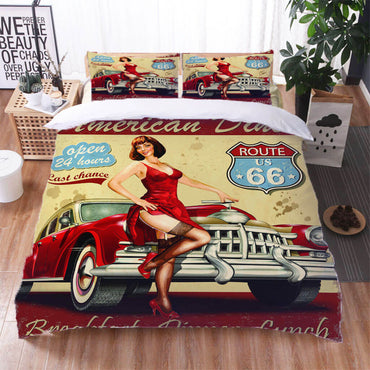 Classic Retro Style Bedding Set Quilt Cover Without Filler (Online Order Only)