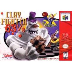 Clay Fighter 63 1/3 - Nintendo 64 (LOOSE) (Online Order Only)
