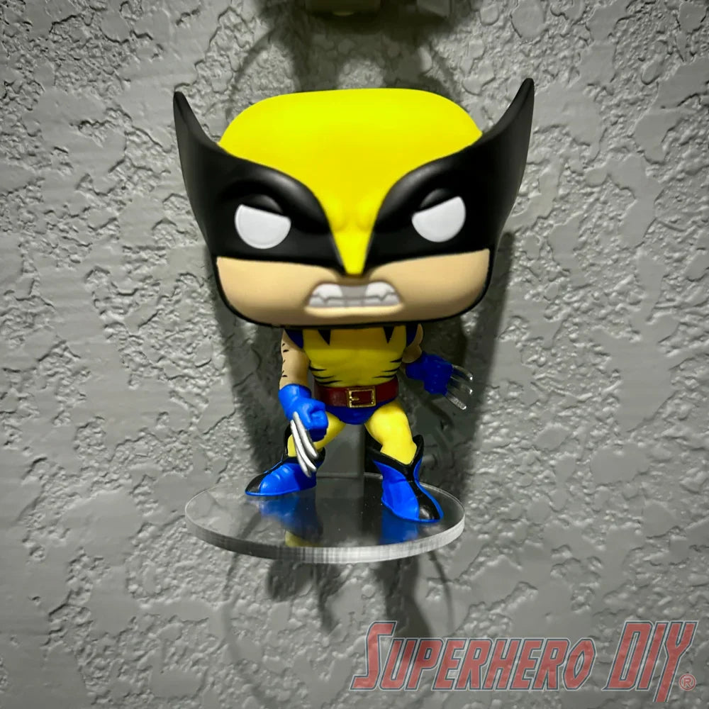 Clear Floating Shelf for Funko Pop & Action Figure Display | Wall-Mounted Acrylic Display for Collectibles (ONLINE ORDER ONLY)