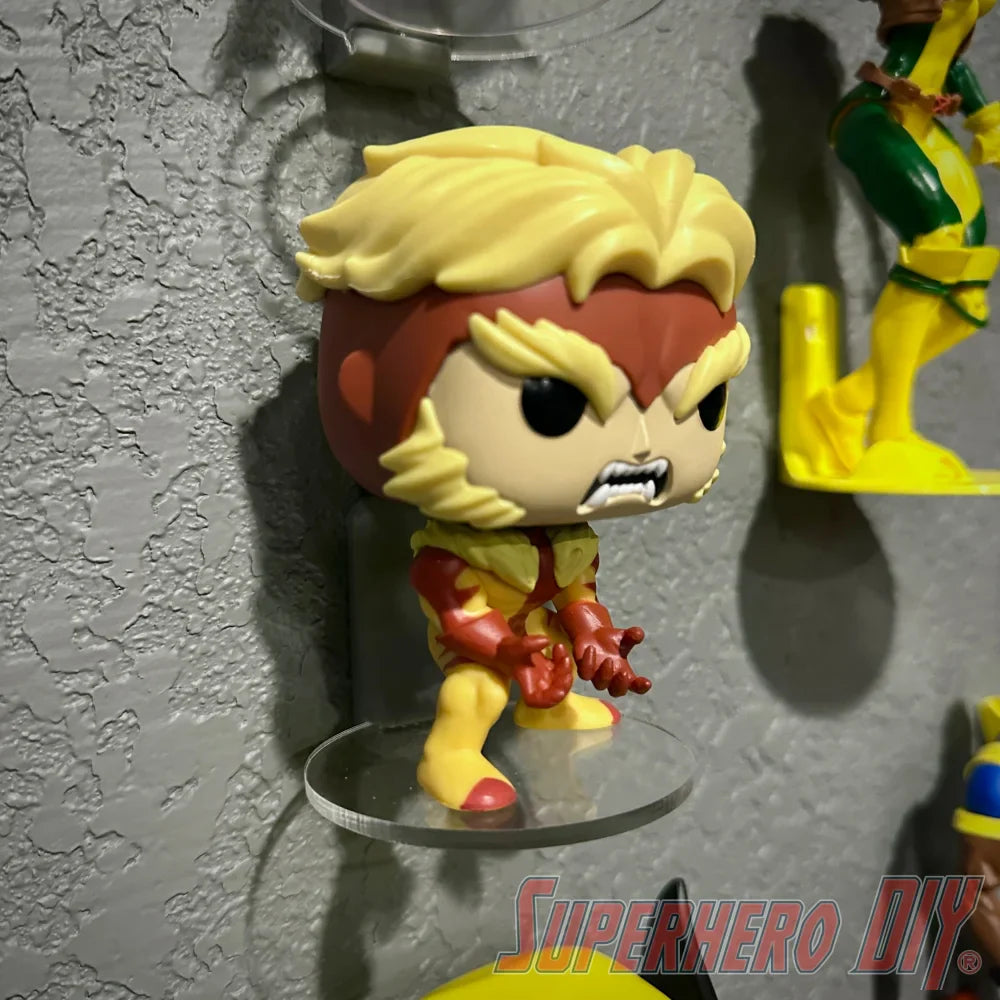 Clear Floating Shelf for Funko Pop & Action Figure Display | Wall-Mounted Acrylic Display for Collectibles (ONLINE ORDER ONLY)