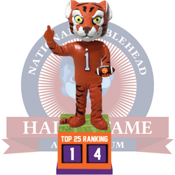 Clemson Tigers Football Top 25 Ranking Tracker Bobblehead (ONLINE ORDER ONLY)