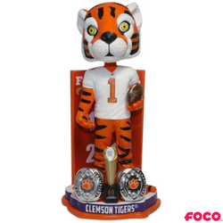 Clemson Tigers 2-Time National Champions Bobblehead (ONLINE ORDER ONLY)
