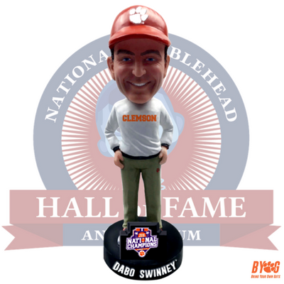 Clemson Tigers Dabo Swinney NCAA College Football National Champions Bobblehead (ONLINE ORDER ONLY)