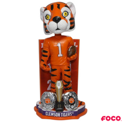 Clemson Tigers 2-Time National Champions Bobblehead (ONLINE ORDER ONLY)
