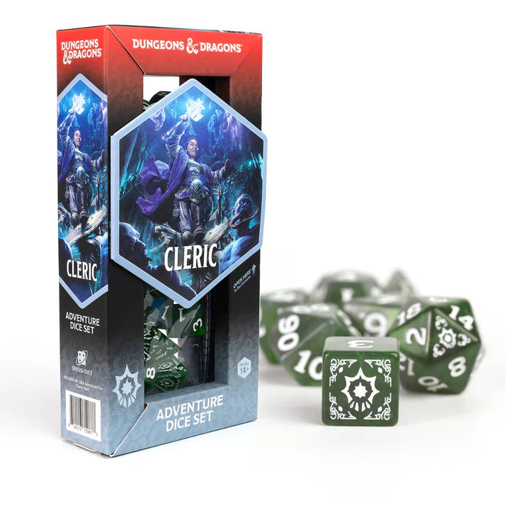 D&D Adventure Dice: Cleric (Green) (ONLINE ORDER ONLY)