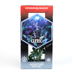 D&D Adventure Dice Set - Cleric Edition | Green 15pc Collection (ONLINE ORDER ONLY)