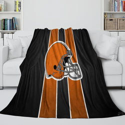 Cleveland Browns Blanket Flannel Fleece Throw Room Decoration (Online Order Only)