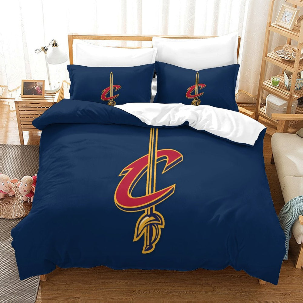 Cleveland Cavaliers Bedding Set Duvet Cover Without Filler (Online Order Only)