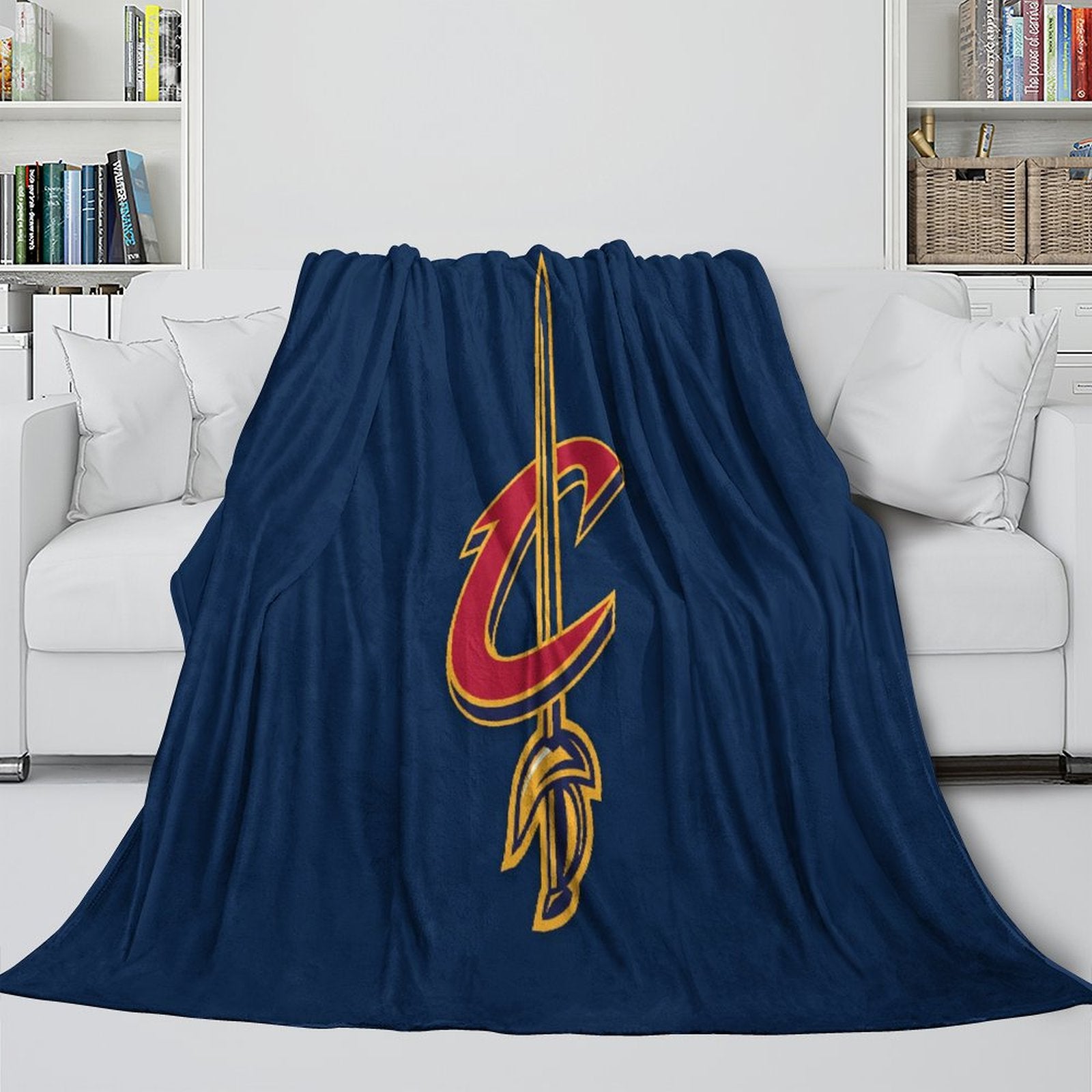 Cleveland Cavaliers Blanket Flannel Fleece Throw Room Decoration (Online Order Only)