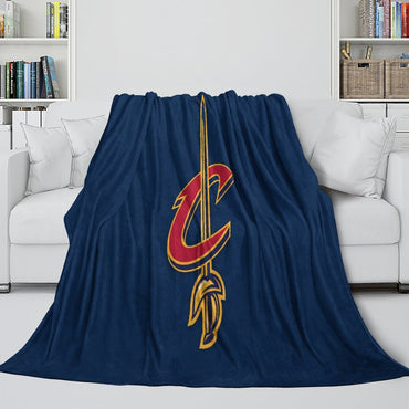 Cleveland Cavaliers Blanket Flannel Fleece Throw Room Decoration (Online Order Only)