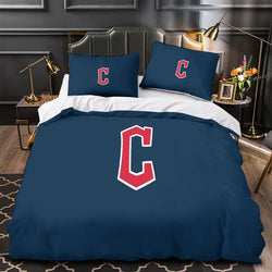Cleveland Guardians Bedding Set Quilt Cover Without Filler (Online Order Only)