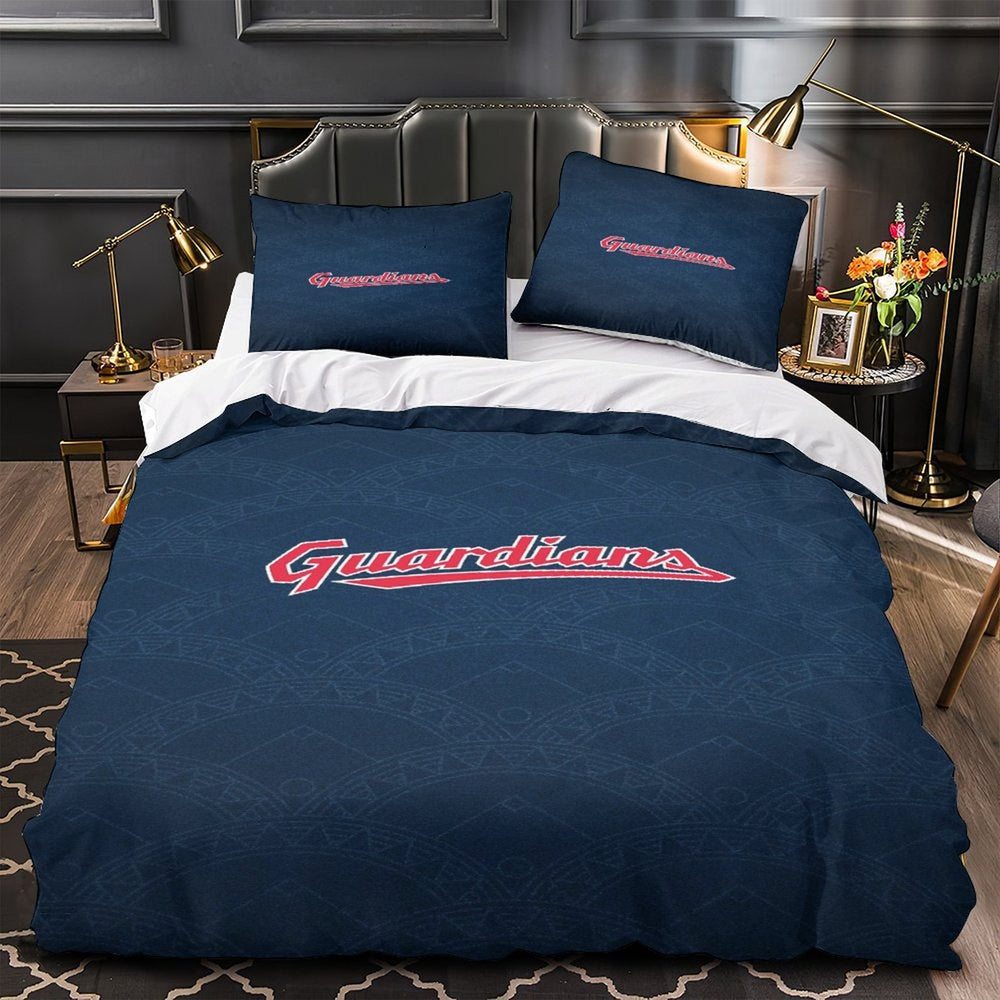 Cleveland Guardians Bedding Set Quilt Cover Without Filler (Online Order Only)