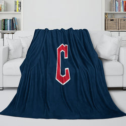 Cleveland Guardians Blanket Flannel Throw Room Decoration (Online Order Only)