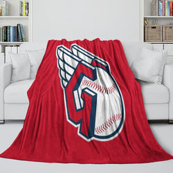 Cleveland Guardians Blanket Flannel Throw Room Decoration (Online Order Only)