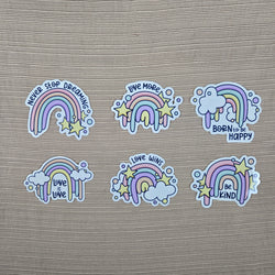 Rainbow Love Stickers (ONLINE ORDER ONLY)