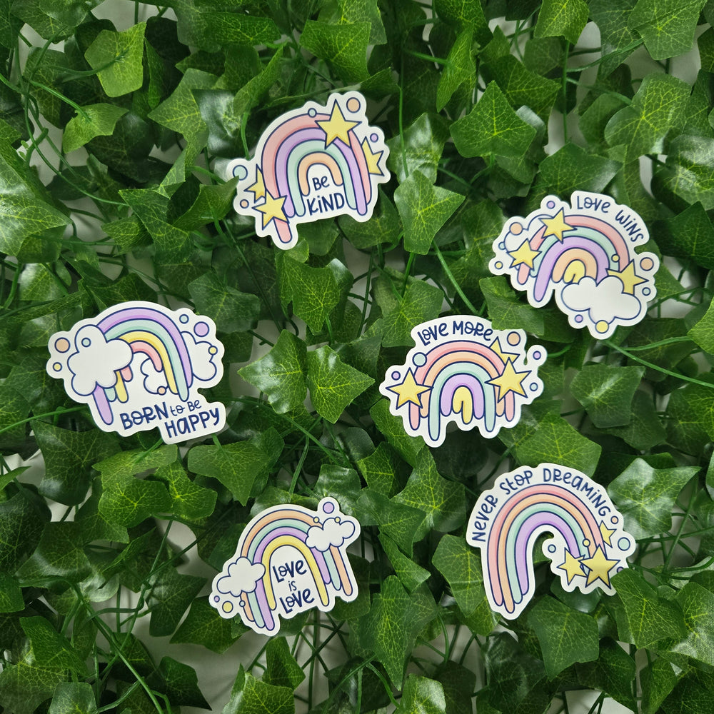 Rainbow Love Stickers (ONLINE ORDER ONLY)
