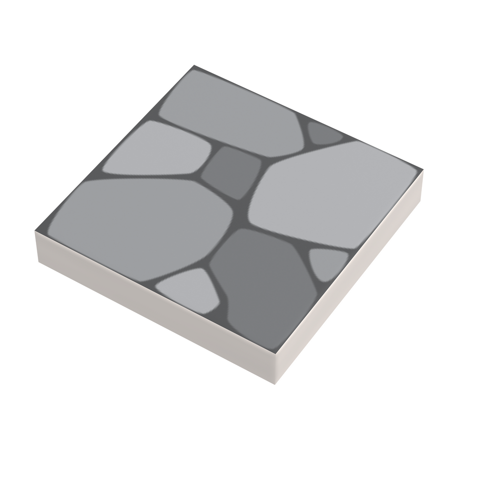 Cobblestone Tile Part Pack (20 Tiles) made with LEGO parts - B3 Customs (Online Order Only)