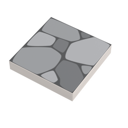 Cobblestone Tile Part Pack (20 Tiles) made with LEGO parts - B3 Customs (Online Order Only)
