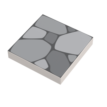 Cobblestone Tile Part Pack (20 Tiles) made with LEGO parts - B3 Customs (Online Order Only)