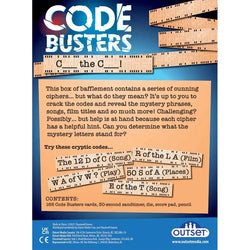Code Busters - Mysteries & Ciphers Solving Game - Outset (ONLINE ORDER ONLY)