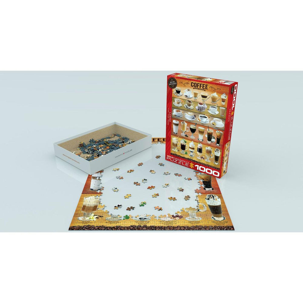 Coffee 1000 Piece Jigsaw Puzzle Eurographics (ONLINE ORDER ONLY)