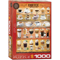 Coffee 1000 Piece Jigsaw Puzzle Eurographics (ONLINE ORDER ONLY)