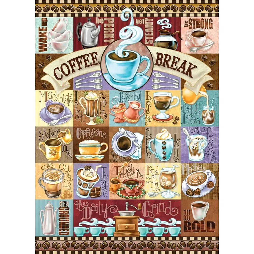 Coffee Break "Something's Amiss!" 1000 Piece Jigsaw Puzzle PuzzleTwist (ONLINE ORDER ONLY)