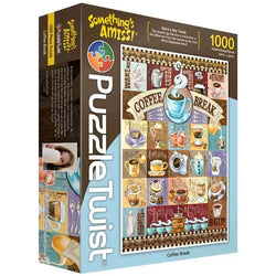 Coffee Break "Something's Amiss!" 1000 Piece Jigsaw Puzzle PuzzleTwist (ONLINE ORDER ONLY)