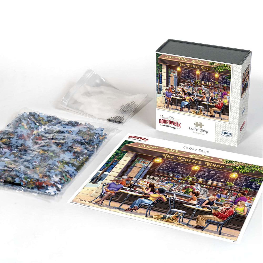 Coffee Shop 1000 Piece Jigsaw Puzzle Boardwalk (ONLINE ORDER ONLY)