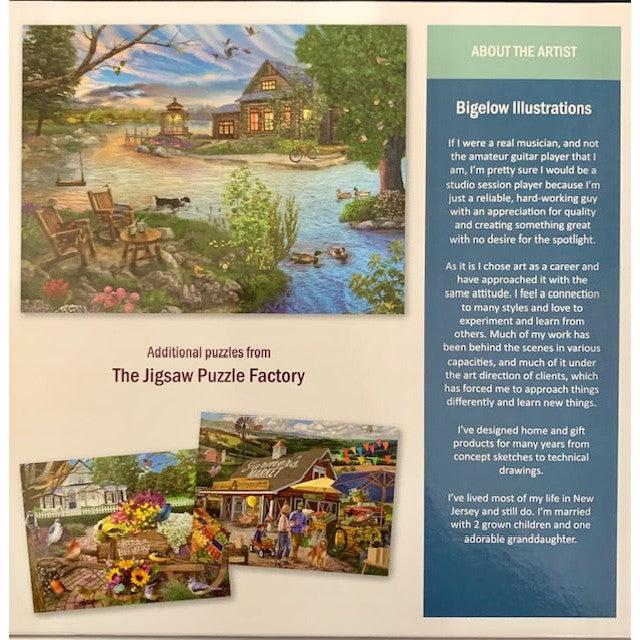Coffee by the Lake Rest & Relax 500 Piece Jigsaw Puzzle Leap Year (ONLINE ORDER ONLY)