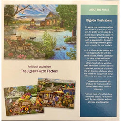 Coffee by the Lake Rest & Relax 500 Piece Jigsaw Puzzle Leap Year (ONLINE ORDER ONLY)