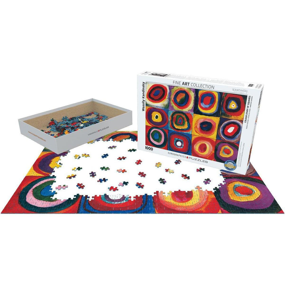 Color Study of Squares 1000 Piece Jigsaw Puzzle Eurographics (ONLINE ORDER ONLY)
