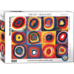 Color Study of Squares 1000 Piece Jigsaw Puzzle Eurographics (ONLINE ORDER ONLY)