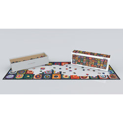 Color Study of Squares 1000 Piece Panoramic Jigsaw Puzzle Eurographics (ONLINE ORDER ONLY)