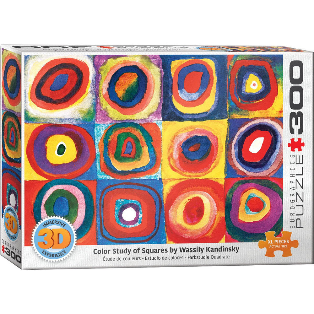 Color Study of Squares 300 Large Piece 3D Lenticular Jigsaw Puzzle Eurographics (ONLINE ORDER ONLY)