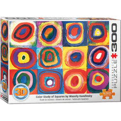 Color Study of Squares 300 Large Piece 3D Lenticular Jigsaw Puzzle Eurographics (ONLINE ORDER ONLY)