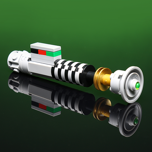 Luke's Green Mini Saber made using LEGO parts - B3 Customs (Online Order Only)