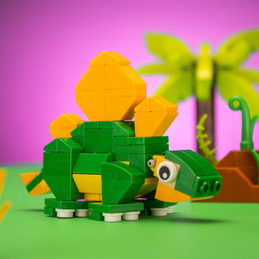 Stegosaurus - Custom Dinosaur Set made using LEGO parts - B3 Customs (Online Order Only)
