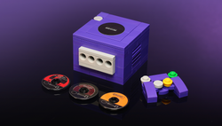 Custom Pretendo BrickCube 2001 Video Game Console made using LEGO parts (Online Order Only)