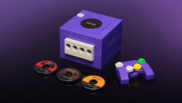 Custom Pretendo BrickCube 2001 Video Game Console made using LEGO parts (Online Order Only)