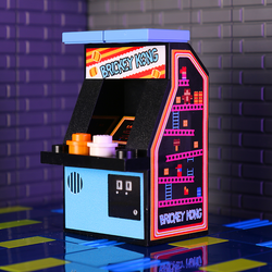 Brickey Kong - Custom Arcade Machine made using LEGO parts (Online Order Only)