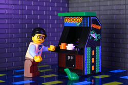 Froggy Arcade Machine made using LEGO parts - B3 Customs (Online Order Only)