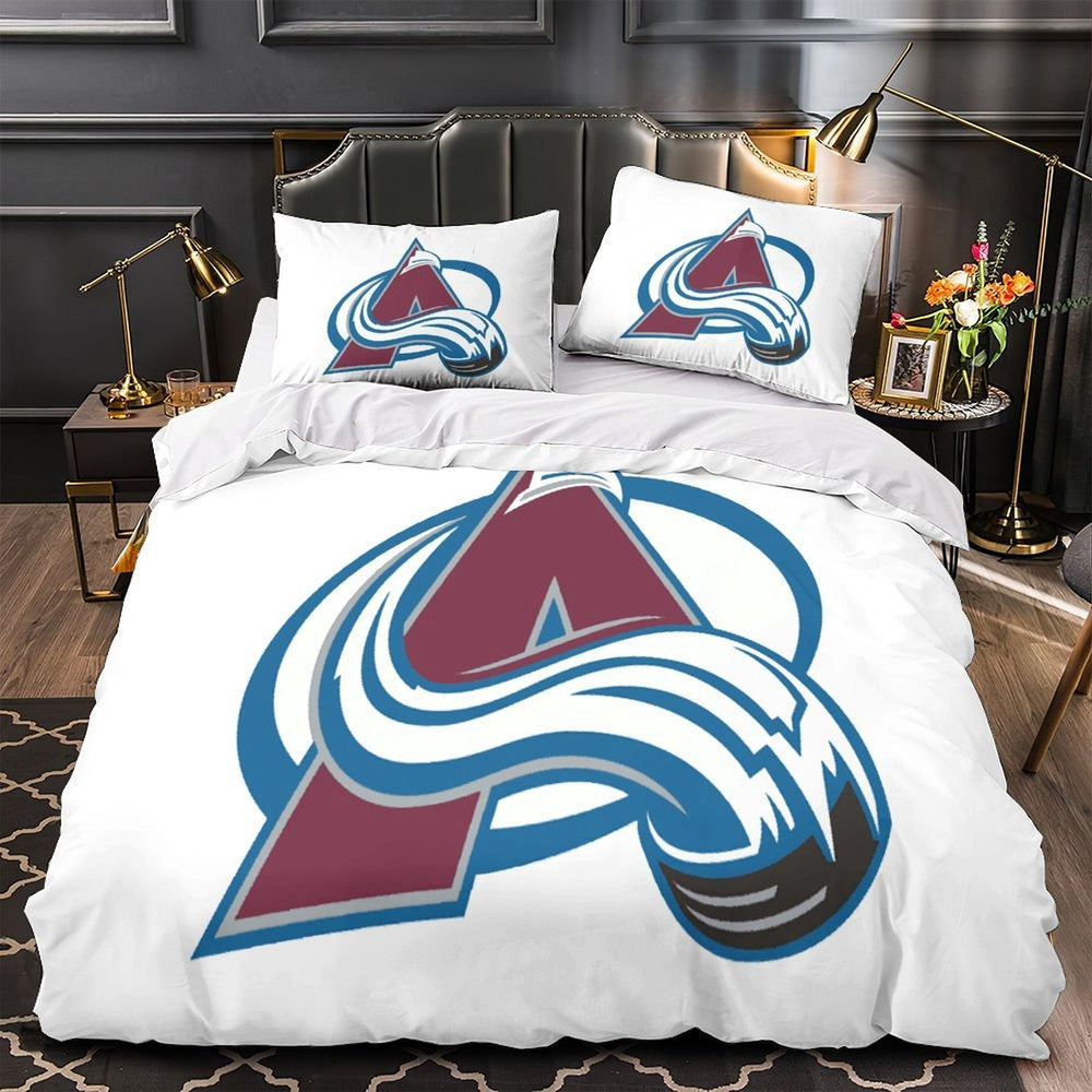 Colorado Avalanche Bedding Set Quilt Duvet Cover Without Filler (Online Order Only)