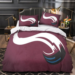 Colorado Avalanche Bedding Set Quilt Duvet Cover Without Filler (Online Order Only)