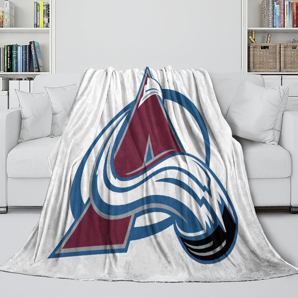 Colorado Avalanche Blanket Flannel Throw Kids Room Decoration (Online Order Only)