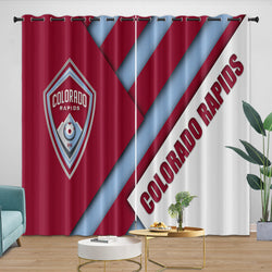 Colorado Rapids Curtains Blackout Window Drapes Room Decoration (Online Order Only)