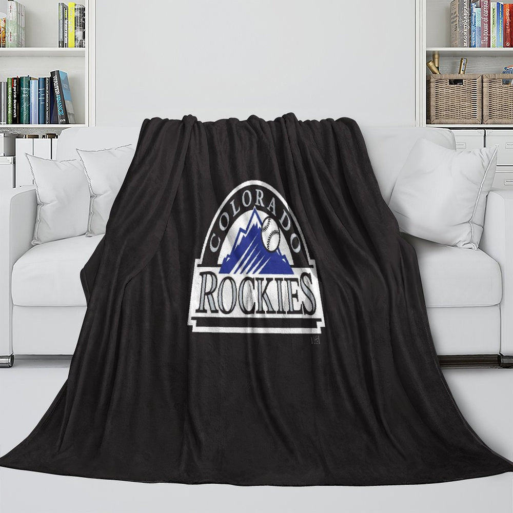 Colorado Rockies Blanket Flannel Throw Room Decoration (Online Order Only)